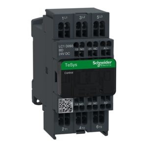 TeSys D contactor - 3P(3 NO) - AC-3 - <= 440 V 9 A - 24 V DC coil
