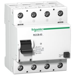 Residual current circuit breaker (RCCB), Acti9 RCCB-ID, 4P, 125A, A type, 500mA